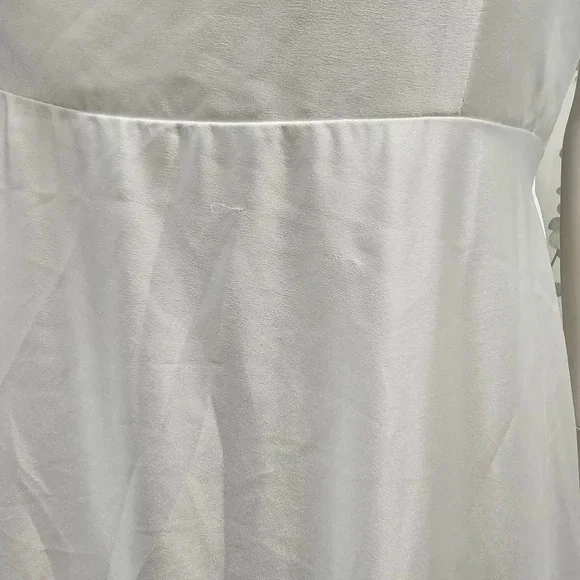 Show Me Your Mumu Women's Madi Gown Ivory Luxe Satin Size L - Picture 5 of 11